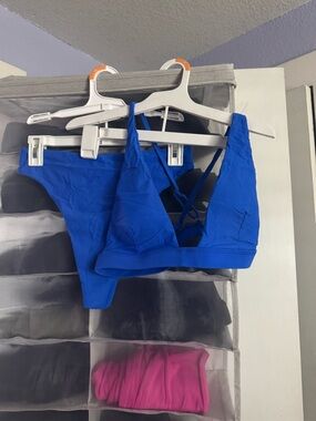 Royal Blue High-Cut Bikini Bottom